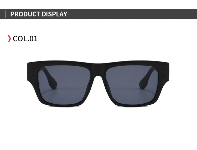 Rio Gradiant Unisex Retro Square Frame Sunglasses