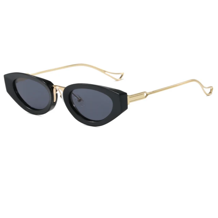 Monaco Womens Narrow Oval Frame UV400 Sunglasses