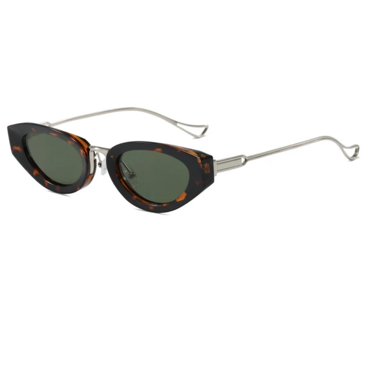 Monaco Womens Narrow Oval Frame UV400 Sunglasses