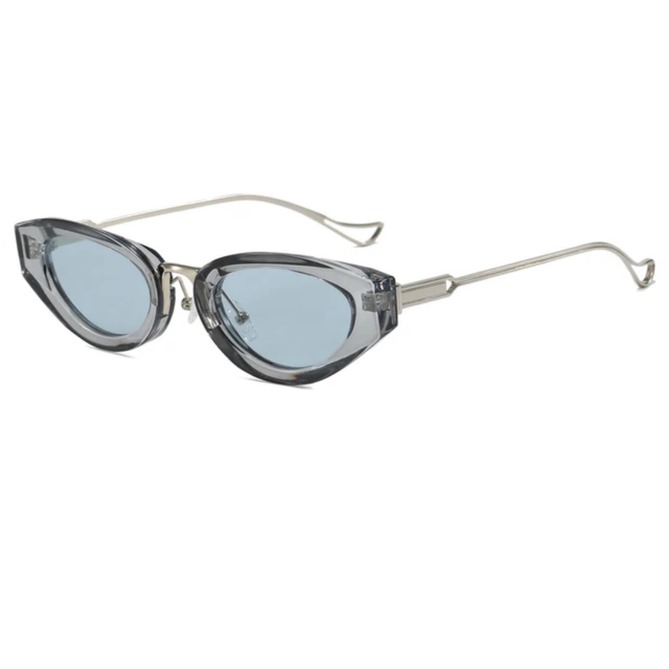 Monaco Womens Narrow Oval Frame UV400 Sunglasses