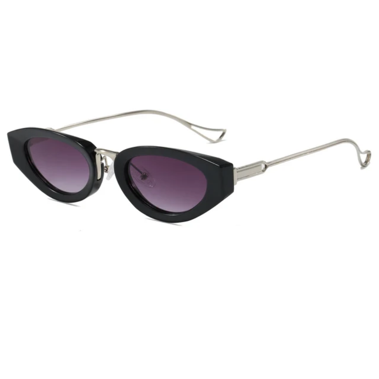 Monaco Womens Narrow Oval Frame UV400 Sunglasses