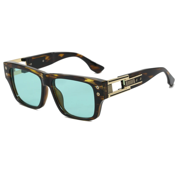 Rio Gradiant Unisex Retro Square Frame Sunglasses