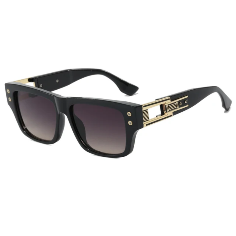 Rio Gradiant Unisex Retro Square Frame Sunglasses