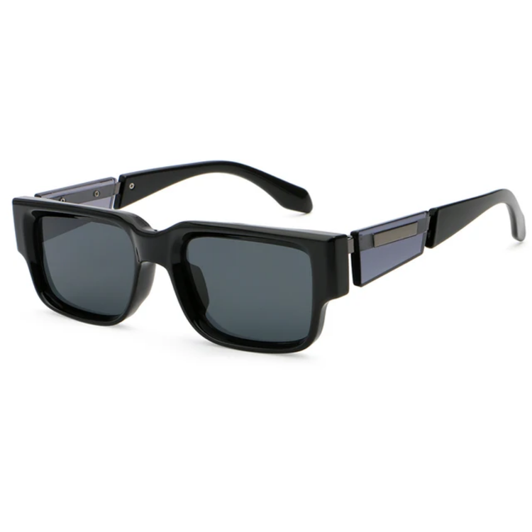 Axel Men's Gradient Lens Retro Square Frame UV400 Sunglasses
