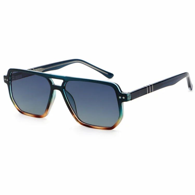 Dash Unisex Retro Square Frame UV400 Aviator Sunglasses
