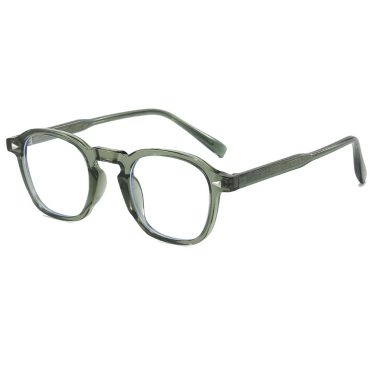 Caden Square Frame Anti-Blue Light Glasses