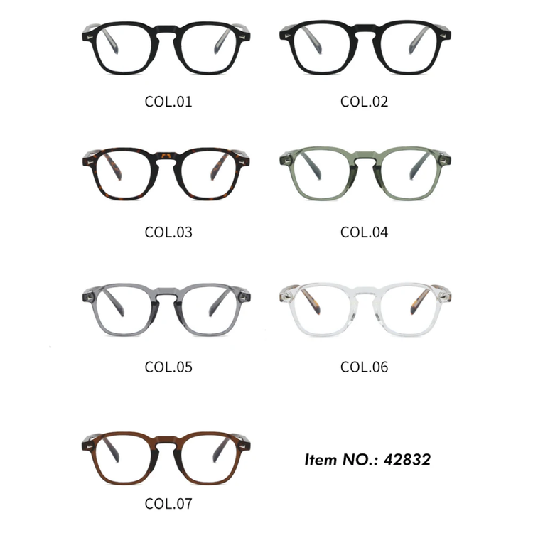 Caden Square Frame Anti-Blue Light Glasses
