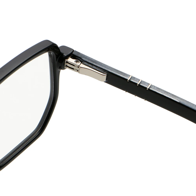 Tess Unisex Anti-Blue Light Double Bridge Oversized Square Frame Glasses