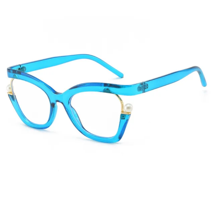 Lena Women's Oversized Cat-Eye Anti-Blue Light Glasses