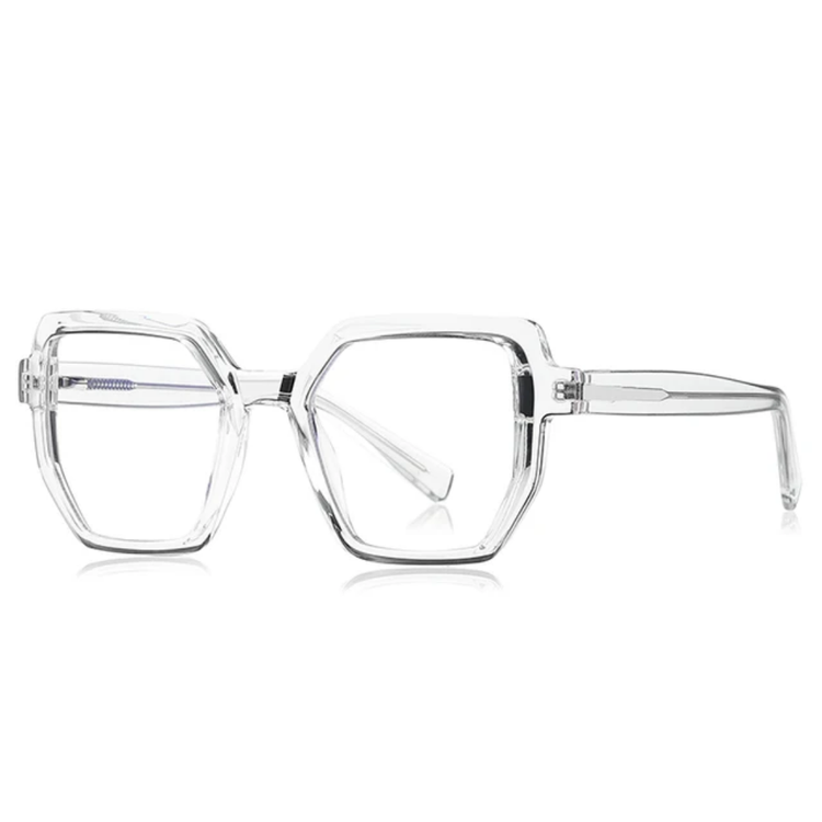 Milan Women's Oversized Square Frame Anti-Blue Light Glasses