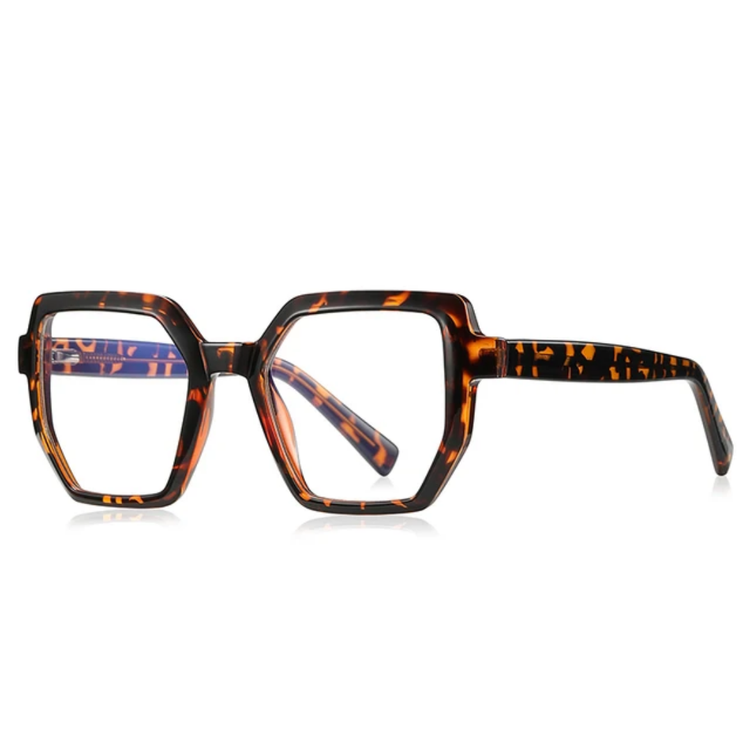 Milan Women's Oversized Square Frame Anti-Blue Light Glasses