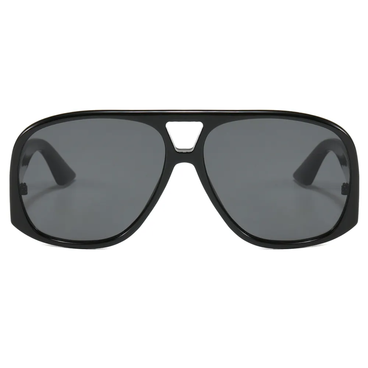 Cylo Oversized Unisex Flat Top Pilot Frame UV400 Sunglasses