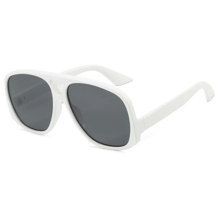 Cylo Oversized Unisex Flat Top Pilot Frame UV400 Sunglasses