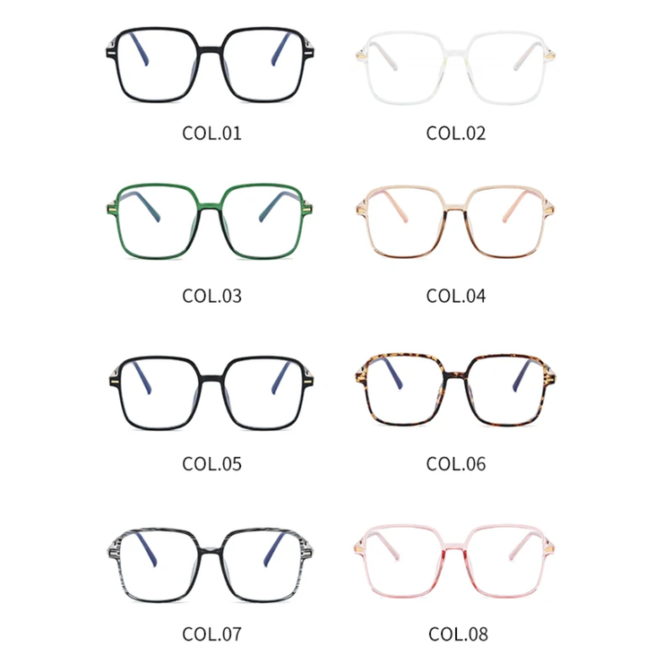 Briar Oversized Square Frame Anti-Blue Light Blocking Glasses