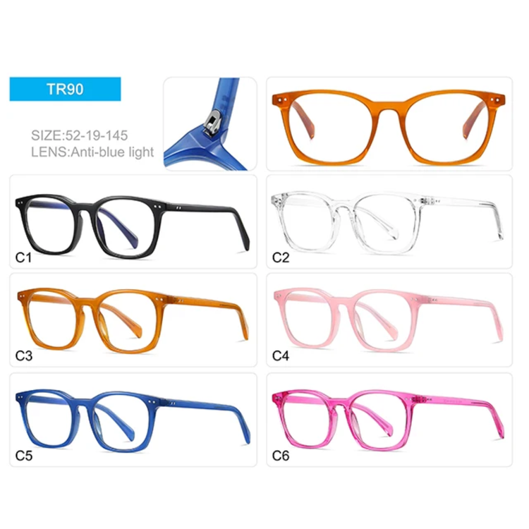 Lyric Unisex Square Frame Anti-Blue Light Glasses