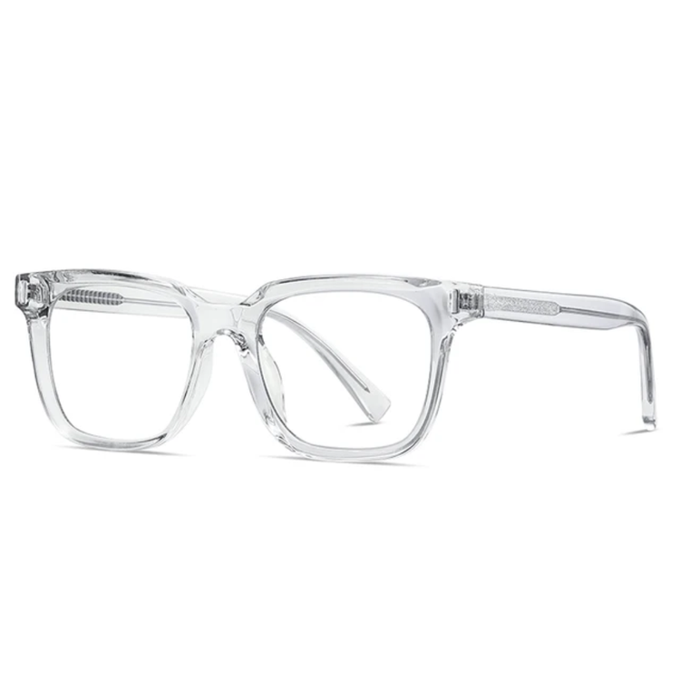 Asher Unisex Square Frame Anti-Blue Light Blocking Glasses
