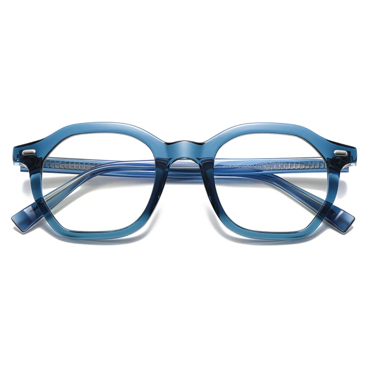 Greyson Unisex Polygon Frame Anti-Blue Light Glasses