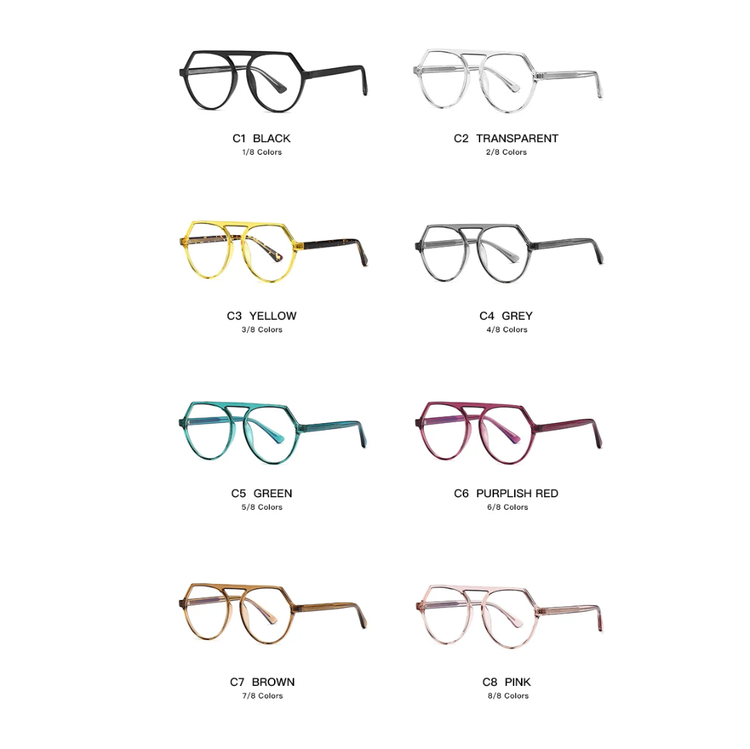 Ivy Women's Flat Top Pilot Frame TR90 Anti Blue Light Glasses