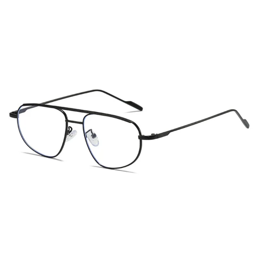 District Metal Pilot Frame Unisex Anti Blue Light Glasses