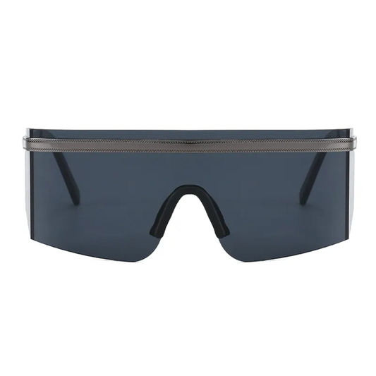 Ignis RImless Unisex Metal Detail UV400 Sunglasses