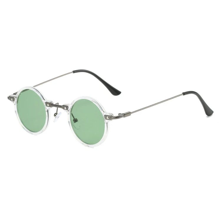 WILLIAM UNISEX RETRO METAL ROUND FRAME UV400 SUNGLASSES