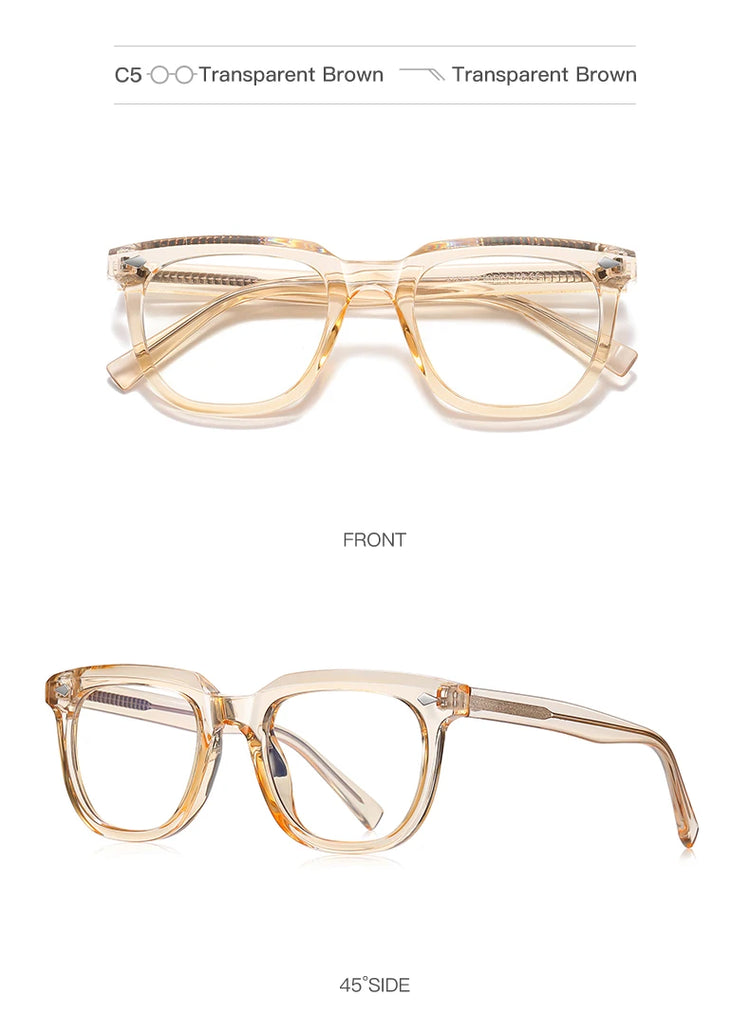 Nyra Oversized Square Frame Womens Anti Blue Light Eyeglasses