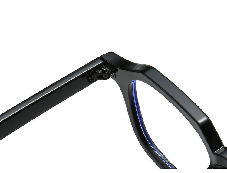 CURTIS UNISEX THICK POLYGON FRAME ANTI-BLUE LIGHT GLASSES