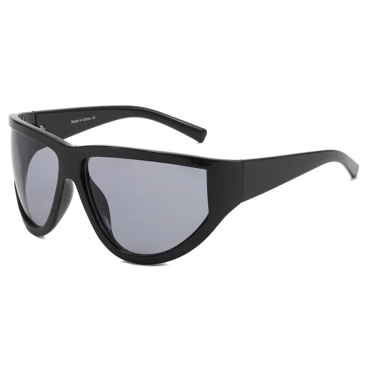 COBY UNISEX UV400 RETRO FLAT TOP CYCLING SUNGLASSES
