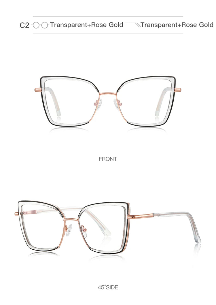 Celestial Women's Anti-Blue Light Cat-Eye Glasses
