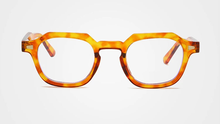 CURTIS UNISEX THICK POLYGON FRAME ANTI-BLUE LIGHT GLASSES