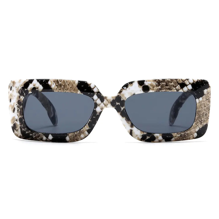 SANSCHA RECTANGULAR FRAME UV 400 UNISEX SUNGLASSES