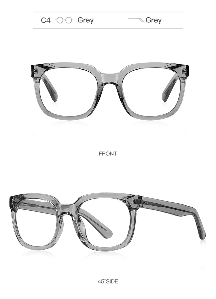 Kai Unisex Square Frame Anti-Blue Light Glasses