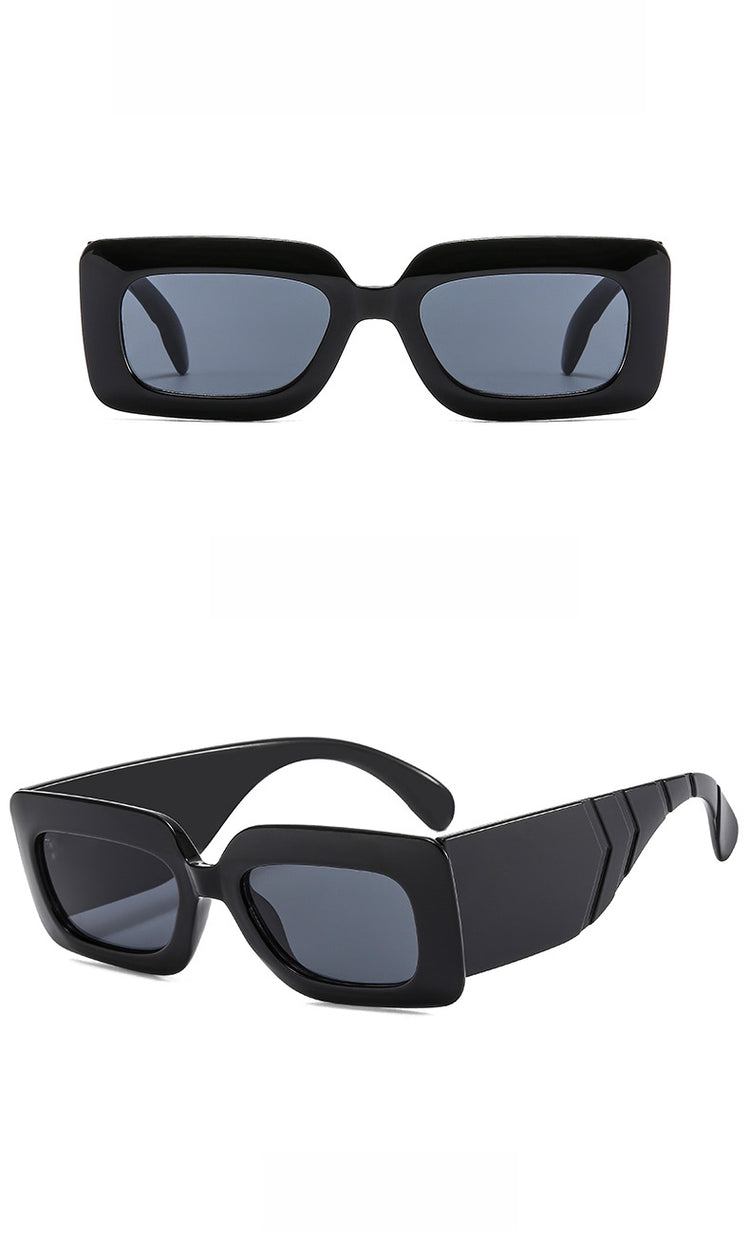 SANSCHA RECTANGULAR FRAME UV 400 UNISEX SUNGLASSES