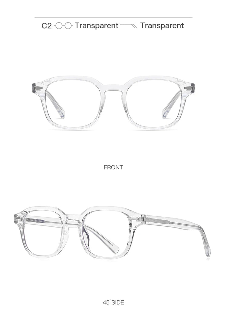 Arden Unisex Square Frame Anti-Blue Light Eyeglasses
