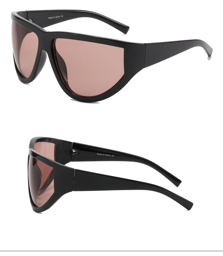 COBY UNISEX UV400 RETRO FLAT TOP CYCLING SUNGLASSES
