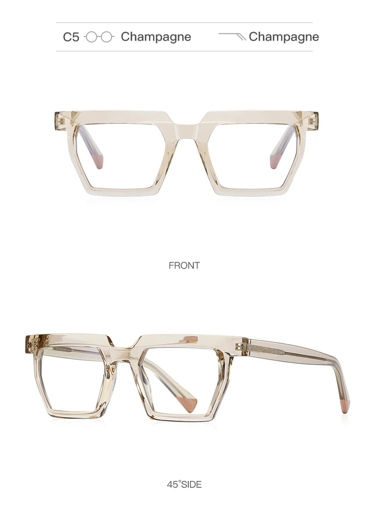 WILLIAM UNISEX TR90 BLOCK FRAME ANTI BLUE LIGHT GLASSES