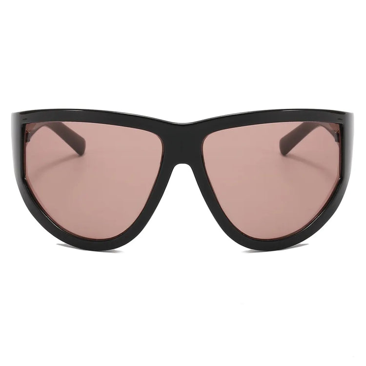 COBY UNISEX UV400 RETRO FLAT TOP CYCLING SUNGLASSES