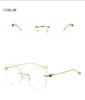 Dakota Retro Women's Rimless Butterfly UV400 Sunglasses