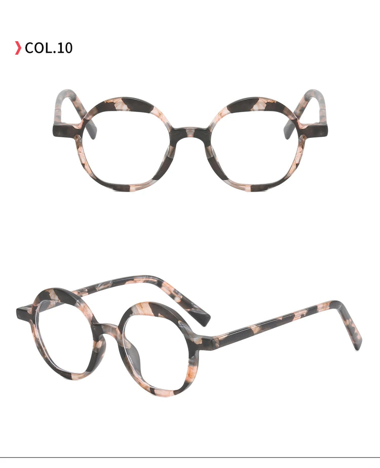 HAMILTON WOMEN'S RETRO ROUND FRAME ANTI BLUE LIGHT BLOCKING GLASSES
