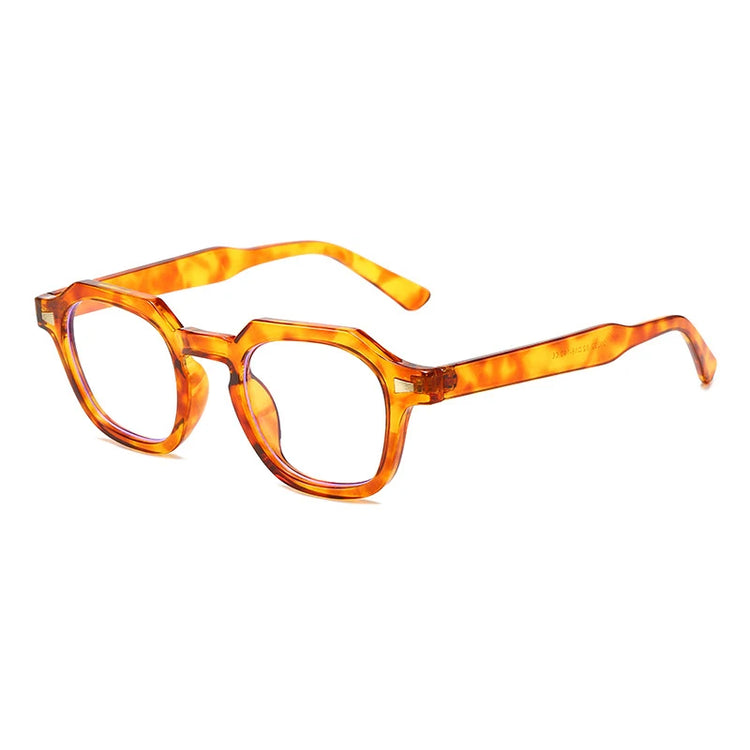 CURTIS UNISEX THICK POLYGON FRAME ANTI-BLUE LIGHT GLASSES