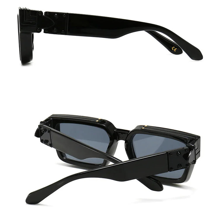 Billie Retro Unisex Square Frame UV400 Sunglasses