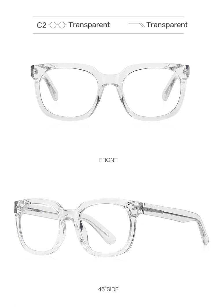 Kai Unisex Square Frame Anti-Blue Light Glasses