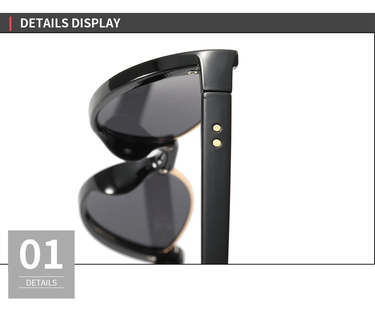 Solange Women's Small Oval Frame Retro UV400 Sunglasses