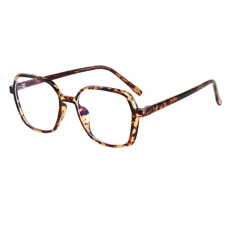 LEIGHTON UNISEX OVERSIZED SQUARE FRAME ANTI-BLUE LIGHT BLOCKING GLASSES