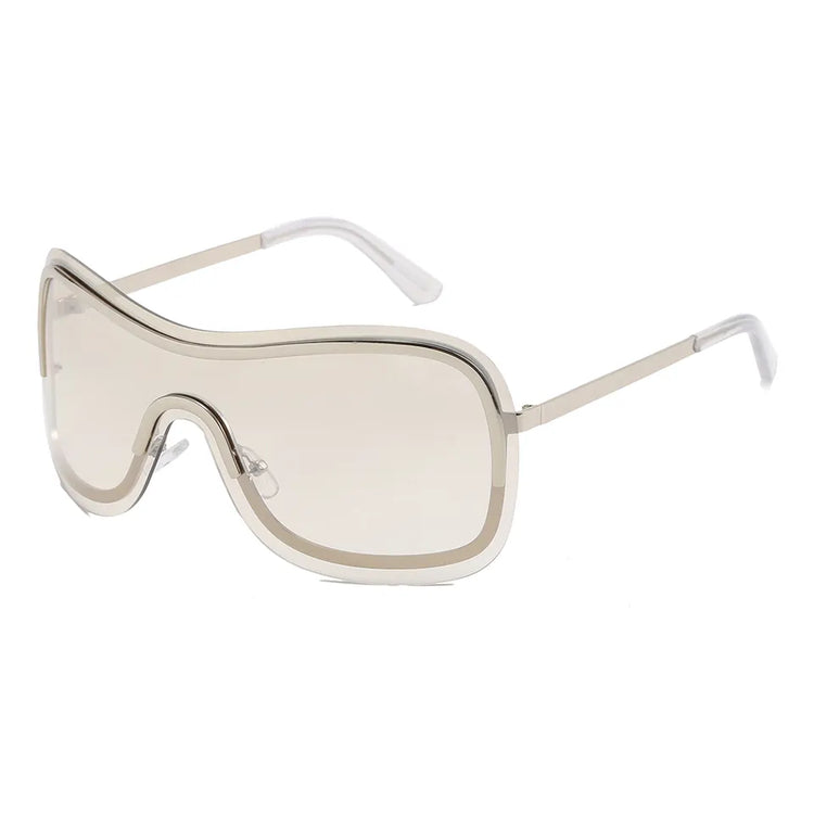 MURRAY UNISEX OVERSIZED RIMLESS Y2K SUNGLASSES