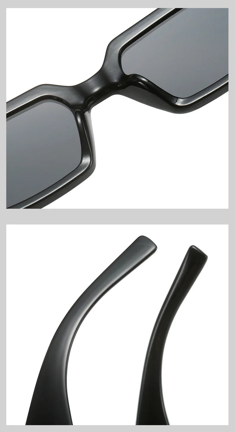 SHAUN UNISEX OVERSIZED THICK SQUARE FRAME UV400 SUNGLASSES