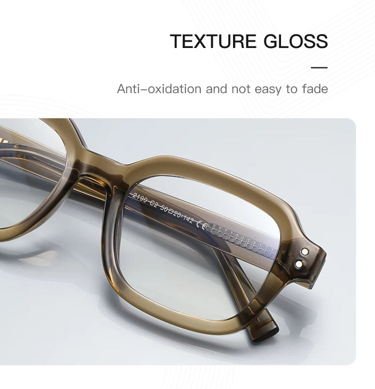 NELSON UNISEX RECTANGLE FRAME ANTI BLUE LIGHT GLASSES