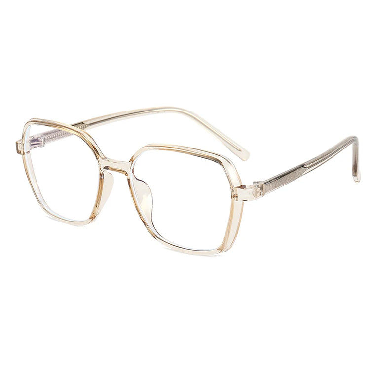 LEIGHTON UNISEX OVERSIZED SQUARE FRAME ANTI-BLUE LIGHT BLOCKING GLASSES