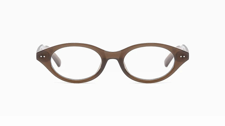 Ember Womens Small Oval Frame Anti-Blue Light Blocking Glasses