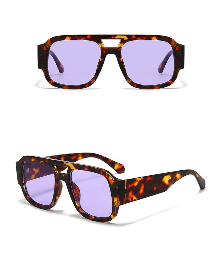 Axis Unisex Flat Top Pilot Frame UV400 Sunglasses